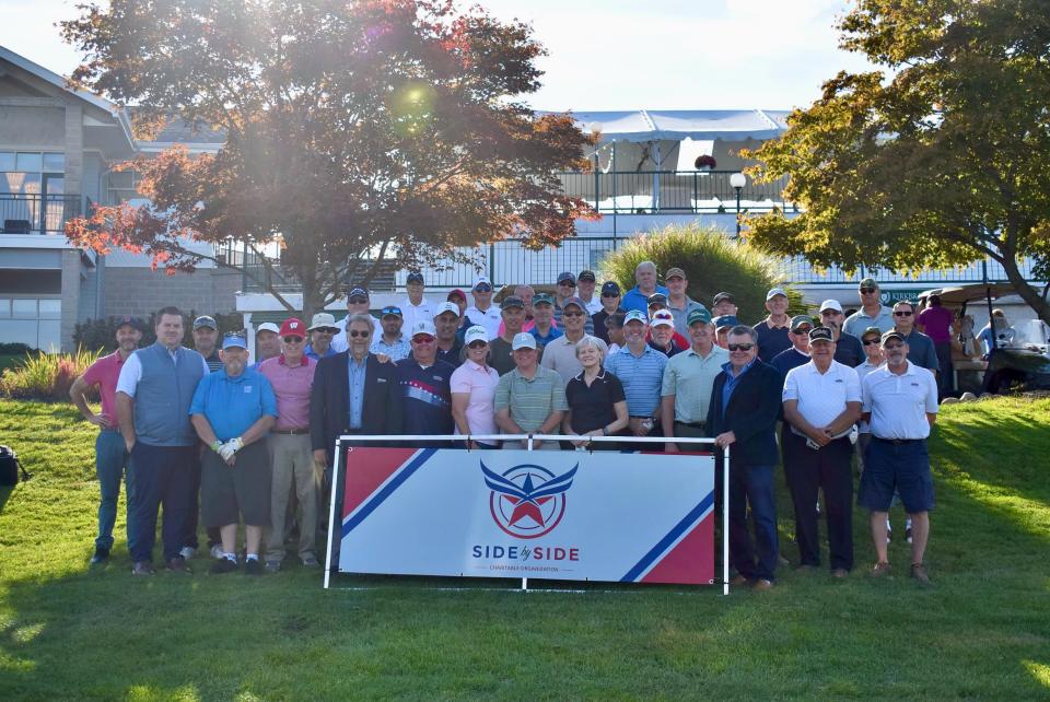 Worcester's Side by Side veteran's charitable organization had a presence at the PGA Tour's HOPE golf outing earlier this week at Kirkbrae Country Club in Rhode Island.