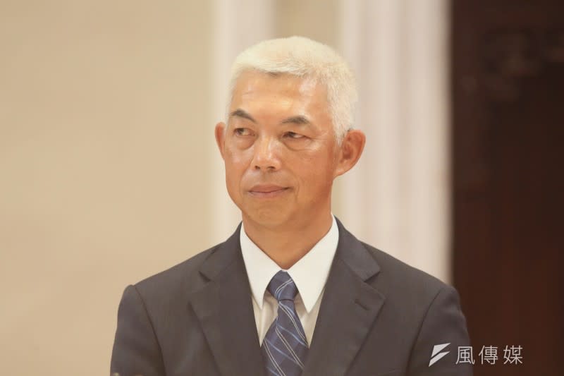 總統府30日舉行112年司法院大法官被提名人介紹記者會， 大法官提名人尤伯祥出席。（柯承惠攝）