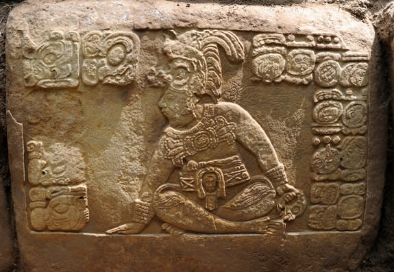 Carved blocks uncovered at La Corona show scenes of Mayan life and record a political history of the city.