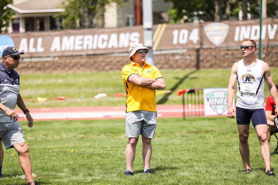 New Kent State track coach Nathan Fanger.