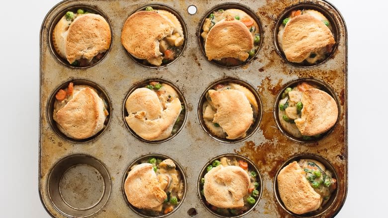 muffin tin mini pot pies