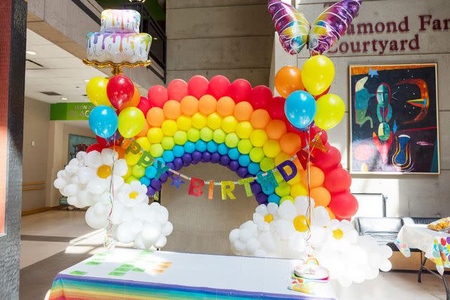 <p>Nicole Rockmann</p> Birthday balloons for Mamie Laverock in celebration of her 20th birthday on July 8.