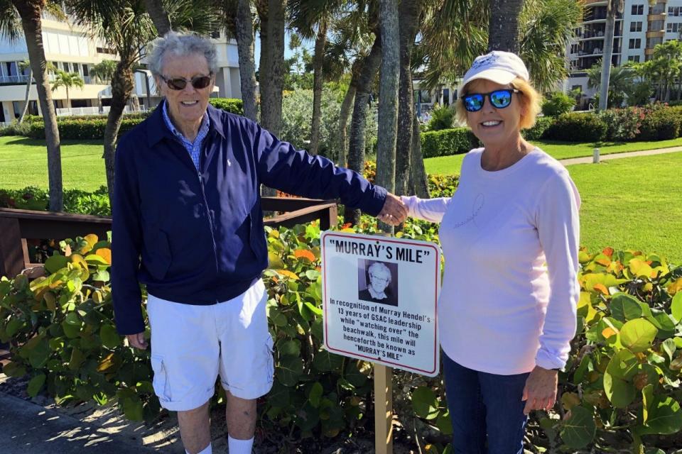 Murray Hendel with Nancy Kerns.