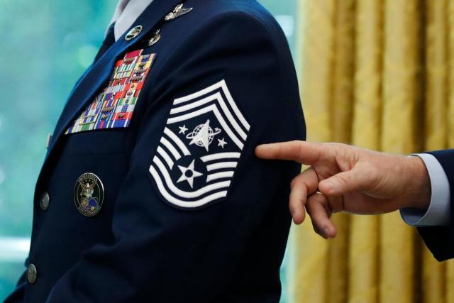 space force dress blues