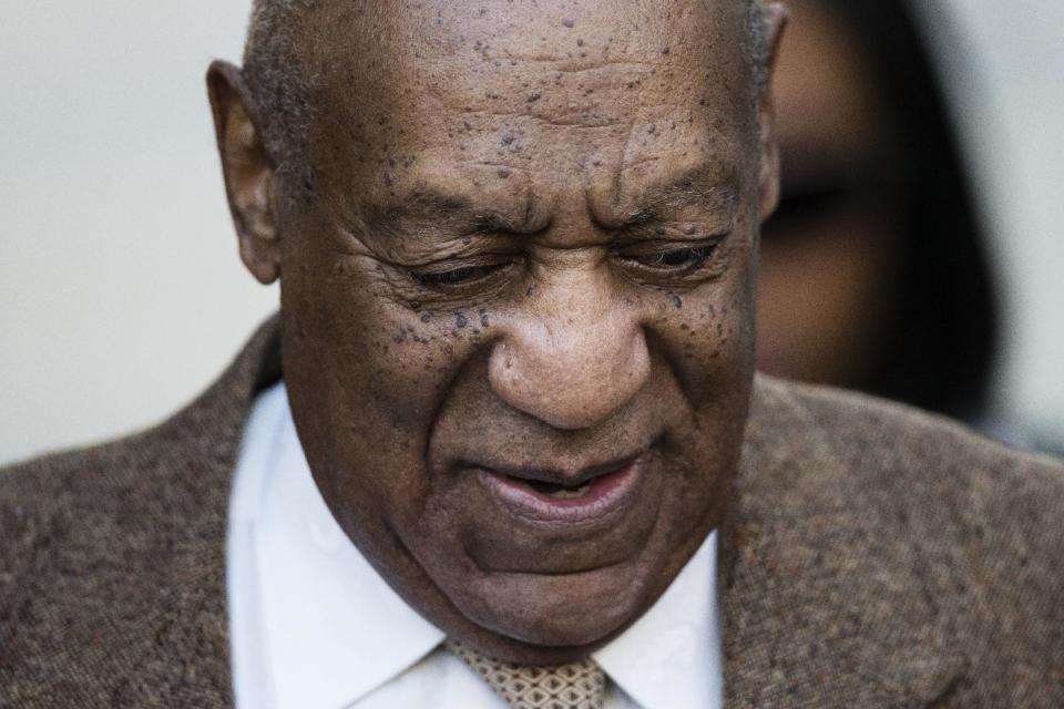 Bill Cosby arrives for a pretrial hearing in his sexual assault case at the Montgomery County Courthouse in Norristown, Pa., Wednesday, Dec. 14, 2016. He is charged with sexually assaulting one woman in 2004, but prosecutors are hoping to call 13 other accusers to testify at his spring trial. (AP Photo/Matt Rourke)