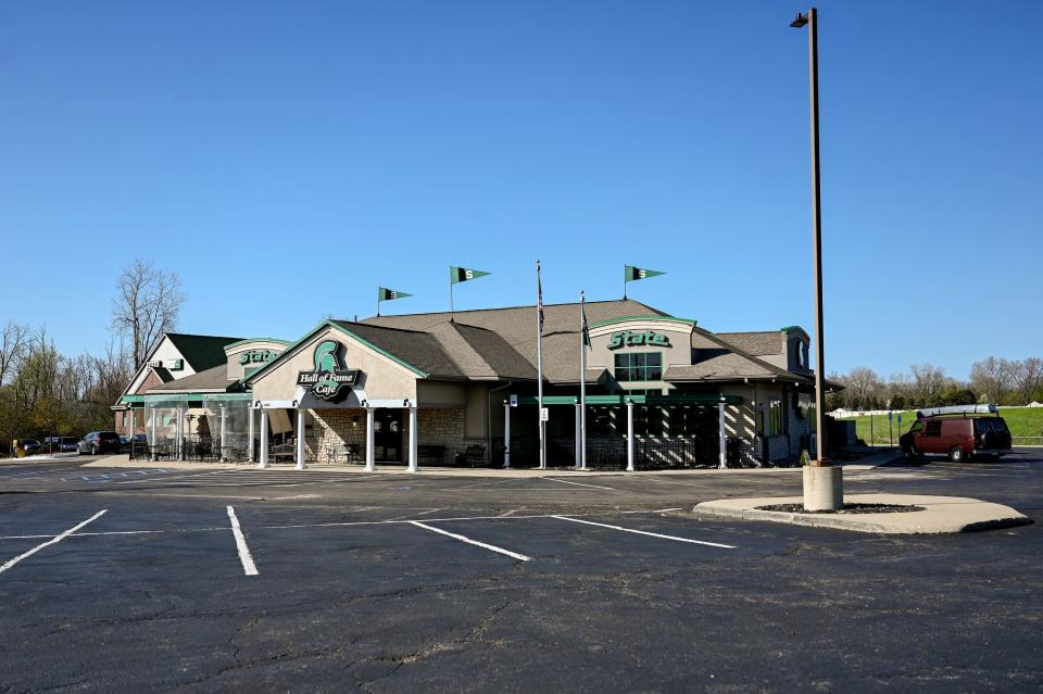 The former Spartan Hall of Fame Cafe photographed on Monday, May 9, 2022, in East Lansing.