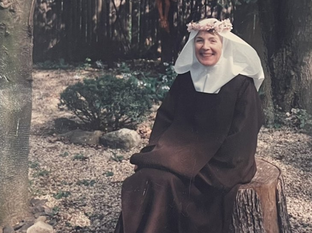 Ann Russell Miller lived the last 32 years of her life as a Carmelite nun at a monastery in Illinois (Twitter/Mark R. Miller)