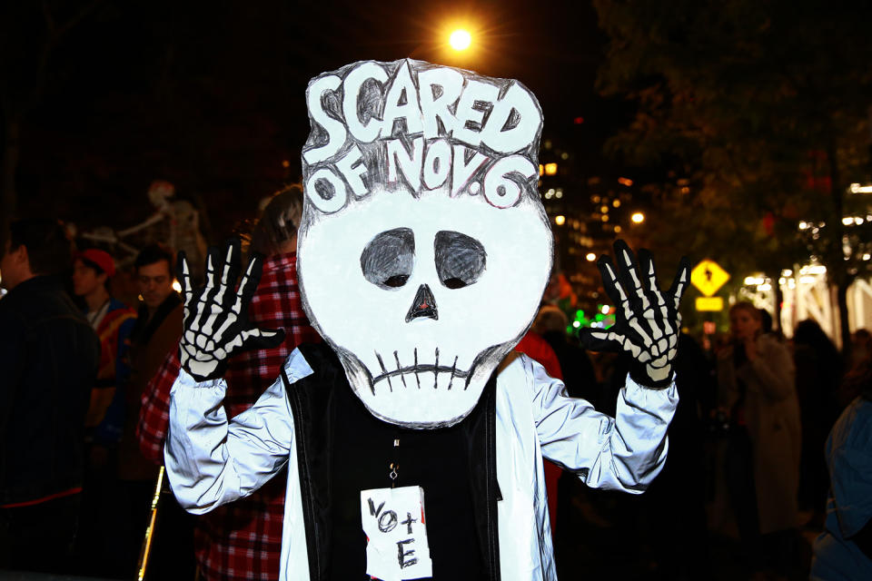 Political satire was on parade at Halloween in NYC