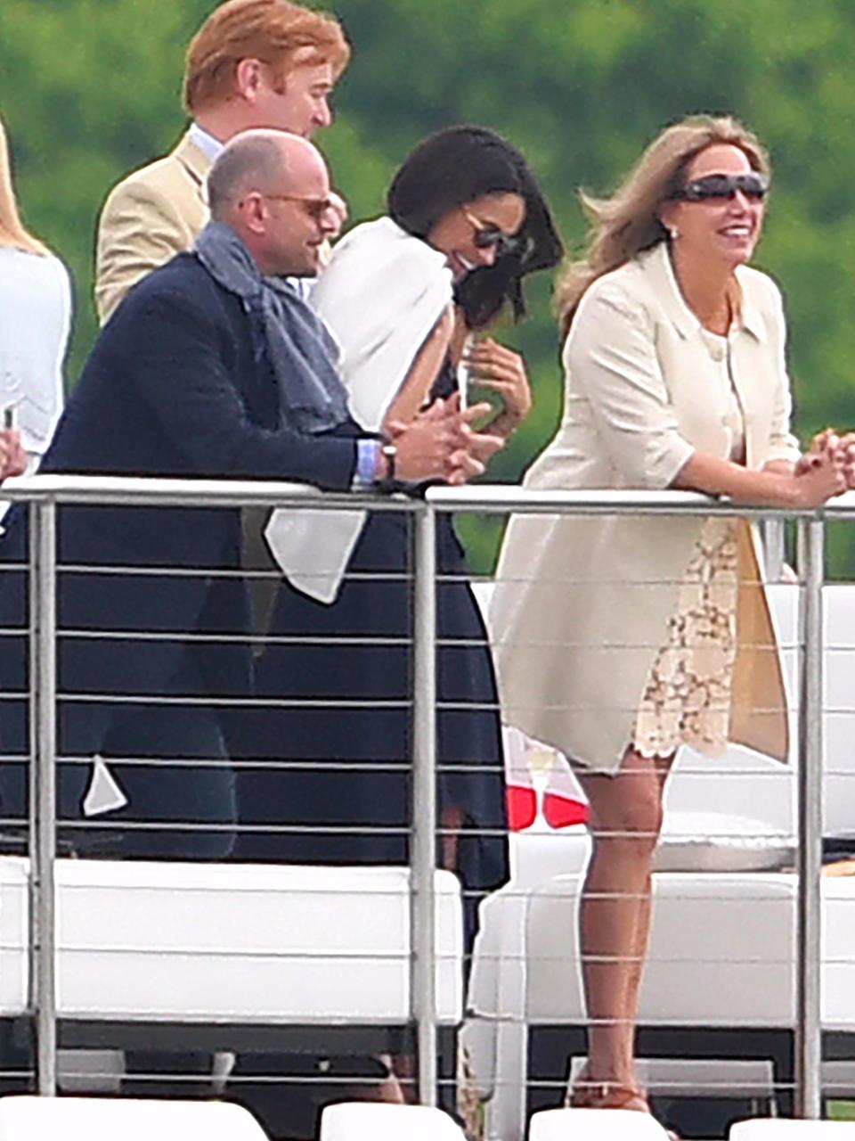 It's serious: Meghan and Harry at the polo