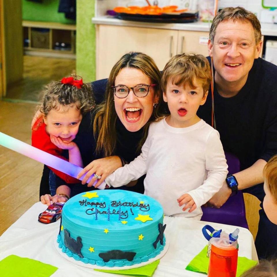 Savannah Guthrie with (L-R) Vale, Charley and Michael Feldman | Savannah Guthrie/Instagram