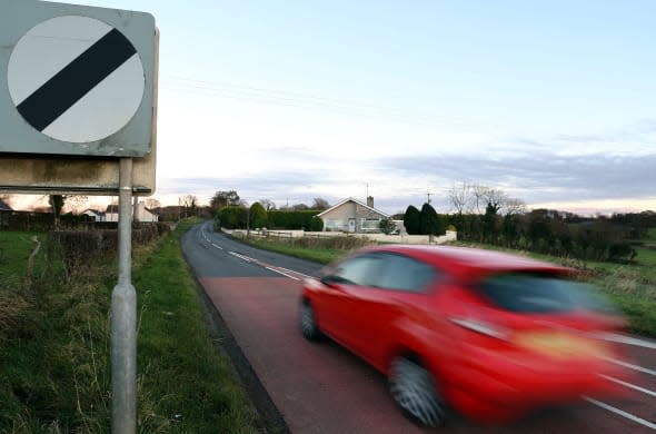 Slow signs plan for rural roads