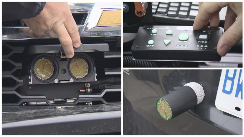 Some Ontario police vehicles now equipped with GPS dart launchers