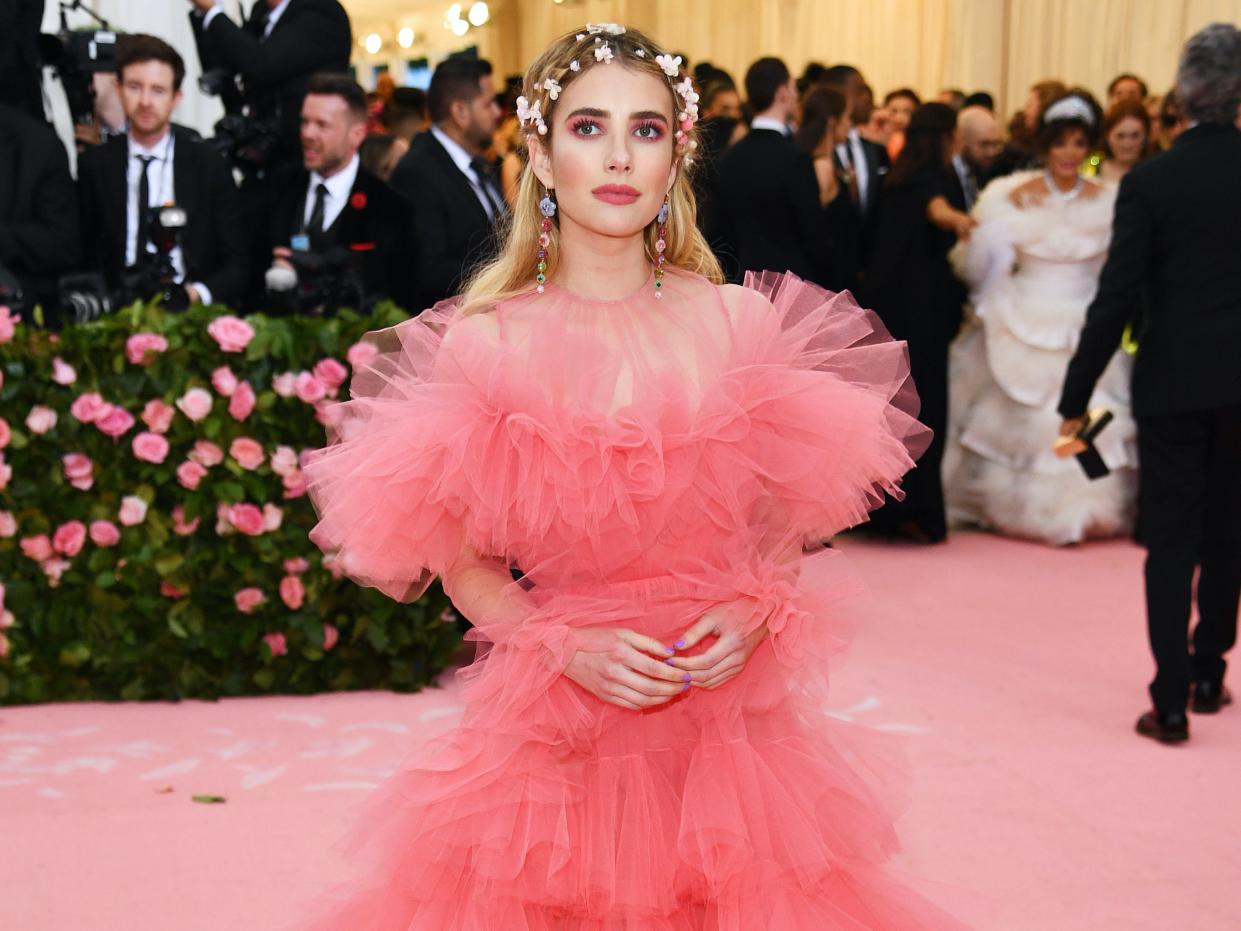 Emma Roberts says she blocked her mother on Instagram after she revealed her pregnancy  (Getty Images for The Met Museum/)