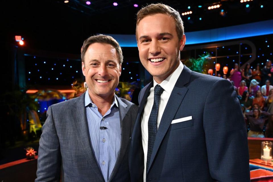 Chris Harrison and Peter Weber | John Fleenor via Getty