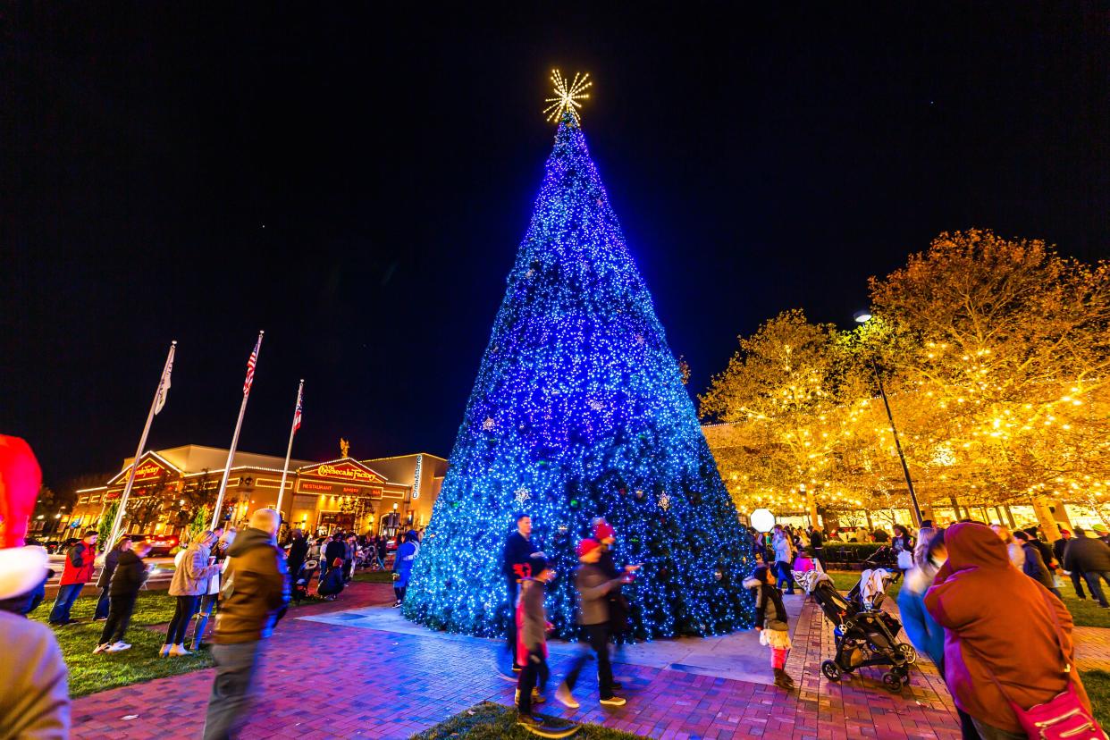 The Grand Illumination at Easton Town Center will take place on Friday.