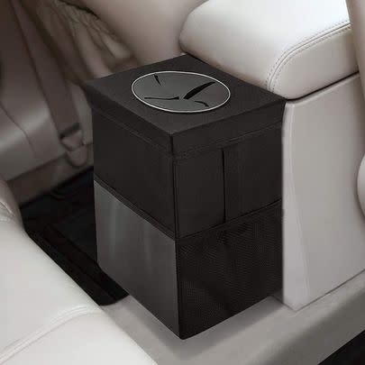 If you find your car becoming a hub for rubbish, invest in this useful car bin with a lid