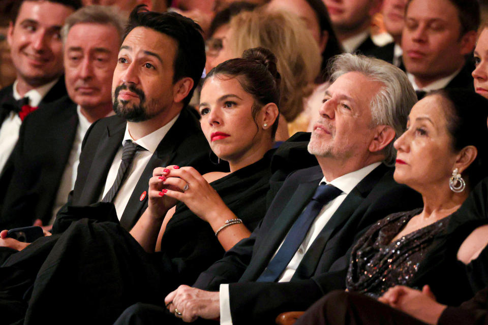 The Miranda family at the Tony awards. (Kevin Mazur / Getty Images for Tony Awards Productions)