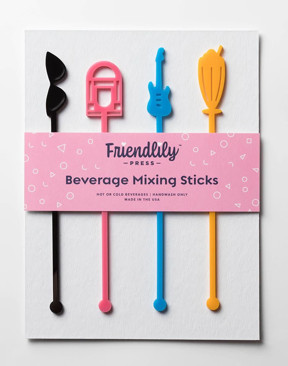 <p><a href="https://friendlilypress.com/products/1950s-drink-stirrers" rel="nofollow noopener" target="_blank" data-ylk="slk:Shop Now;elm:context_link;itc:0;sec:content-canvas" class="link ">Shop Now</a></p><p>1960s Drink Stirrers</p><p>Friendlily Press</p><p>$16.00</p><span class="copyright">Friendlily Press</span>