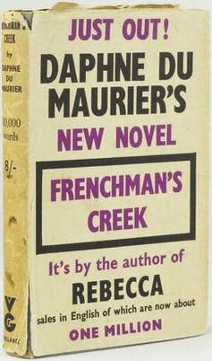 Book jacket of Frenchman's Creek.