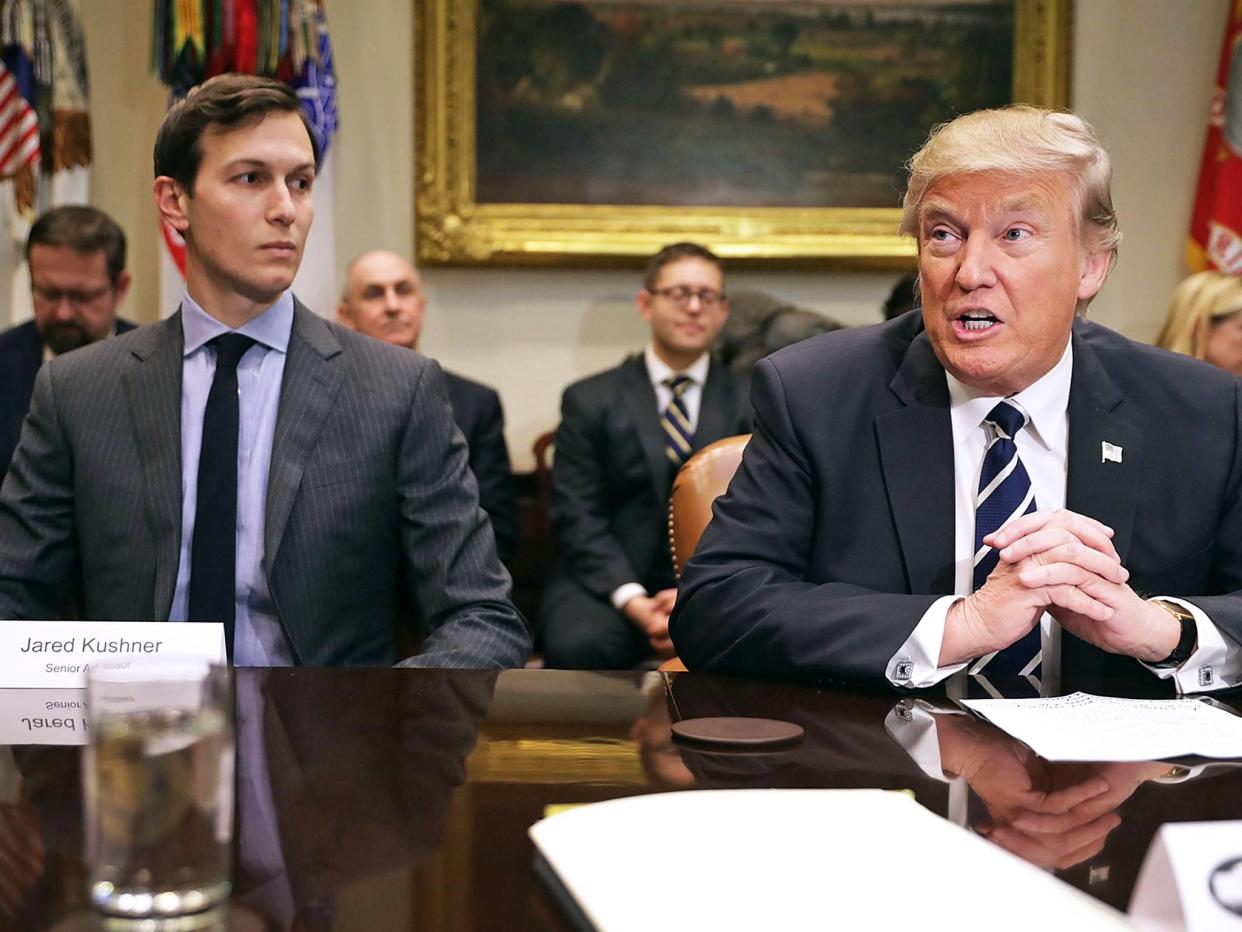 Jared Kushner, Trump’s son-in-law and Middle East envoy: Getty