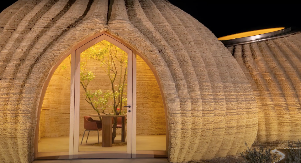 This prototype 3D-printed house in Italy looks a lot like the Lars homestead from Star Wars.