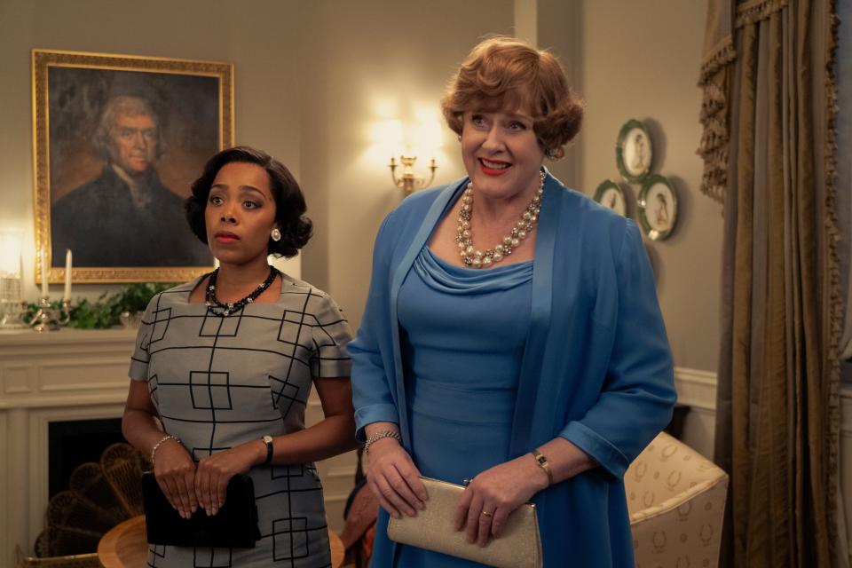 Brittany Bradford as Alice, and Sarah Lancashire as Julia Child, in season two of the Max series.