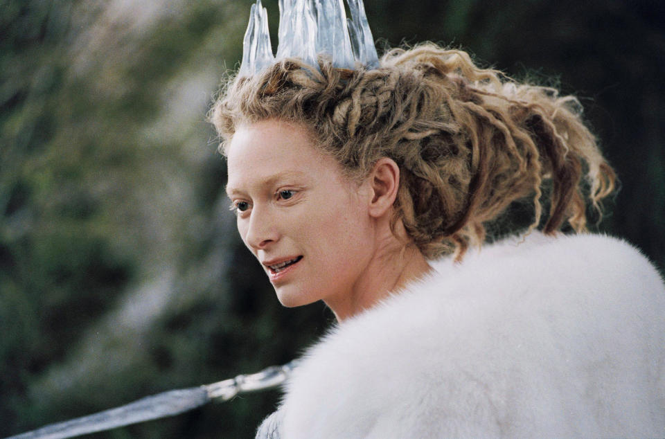 Tilda Swinton, Disney'in The Lion, the Witch and the Wardrobe filminde Beyaz Cadı'yı canlandırdı.  (Resim: Alamy)