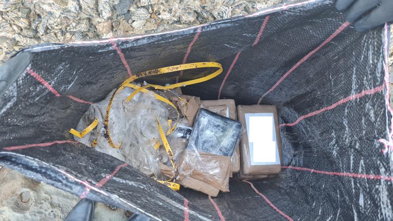 Cocaine bricks recovered from an Australian beach. / Credit: Australian Federal Police