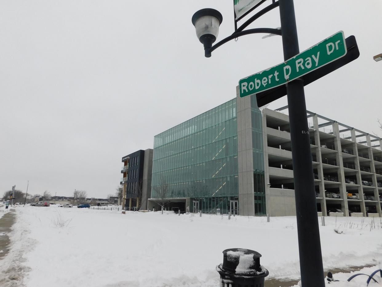 The City of Des Moines is seeking a developer for 401 Robert D. Ray Dr., the empty lot east of City Hall.