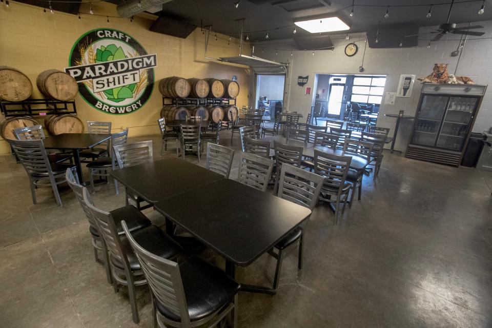 Paradigm Shift Brewery opened in December 2017 at 128 North Ave. NE in Massillon. The business celebrates its five-year anniversary on Saturday.