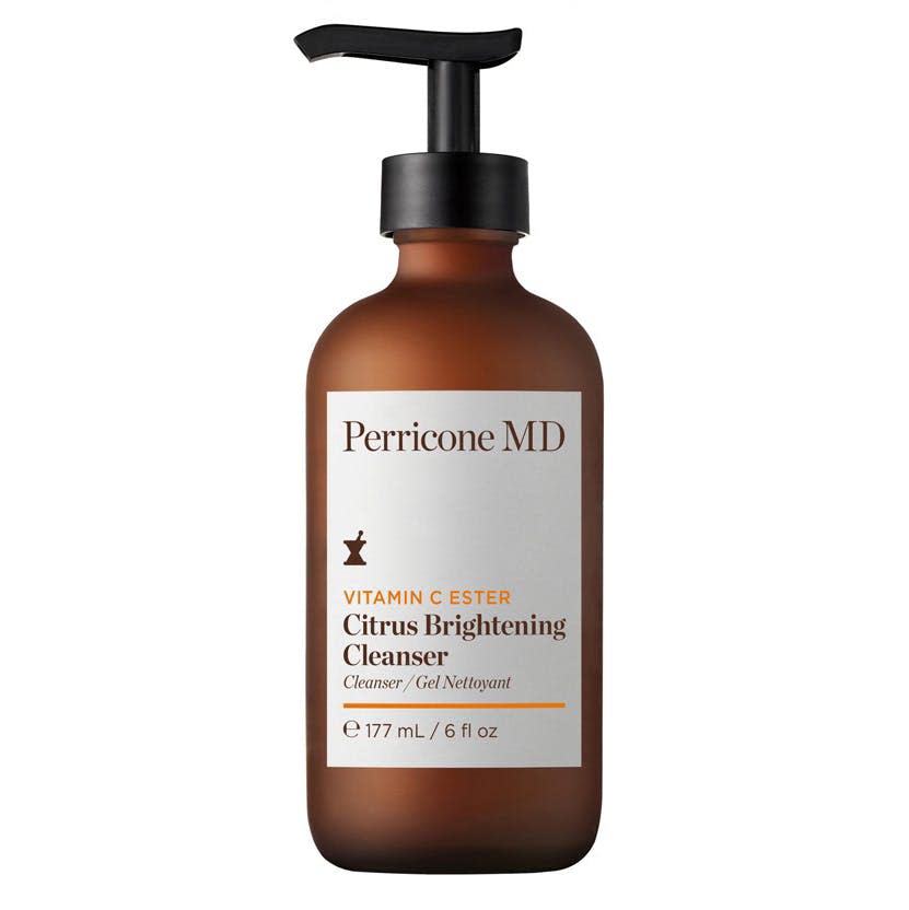 Perricone MD Vitamin C Ester Citrus Brightening Cleanser on a white background.