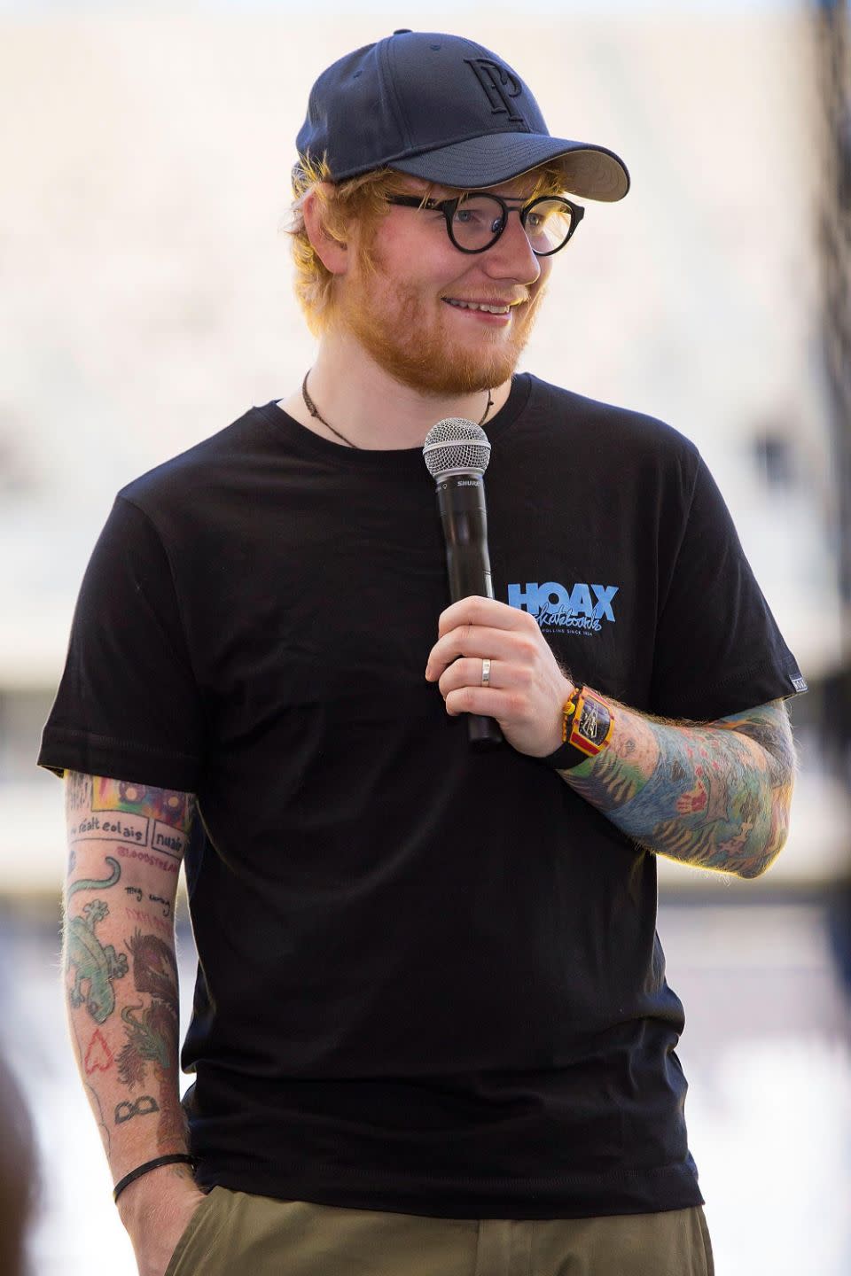 Thanks to celebs like Ed Sheeran the trend is on the rise. Photo: Getty