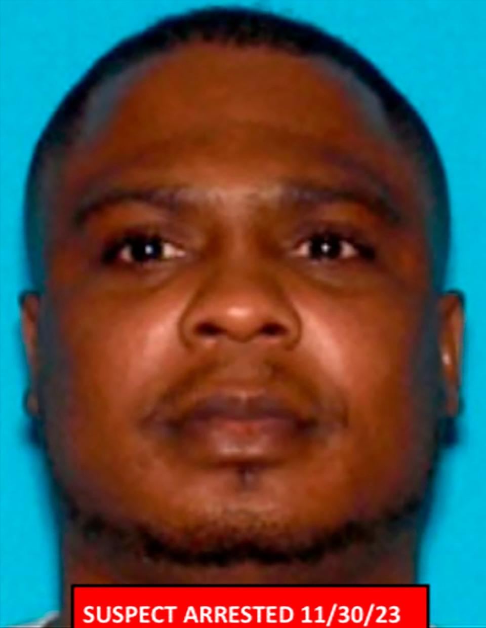 This photo released by the Los Angeles County Sheriff’s Department shows suspect Jerrid Joseph Powell (AP)