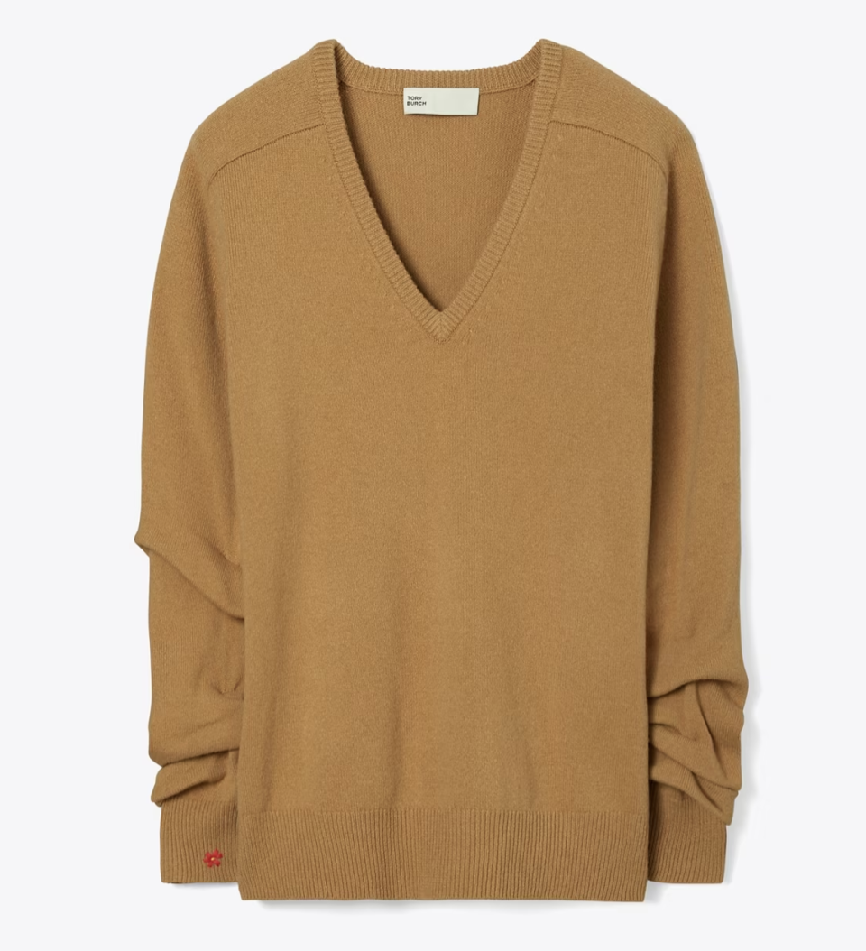 Tory Burch Wool V-Neck Sweater