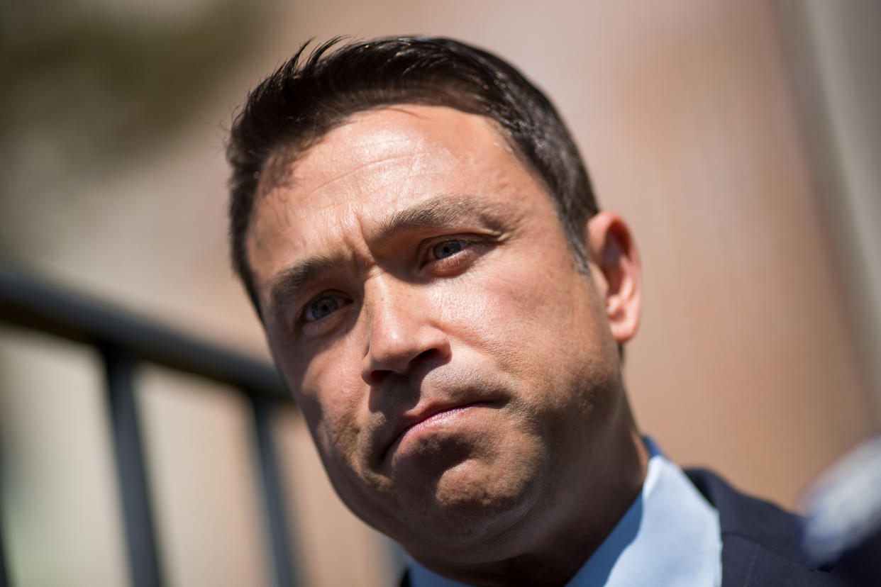 Michael Grimm (above) could not&nbsp;oust Dan Donovan, the congressman who replaced him in 2015. (Photo: Drew Angerer via Getty Images)