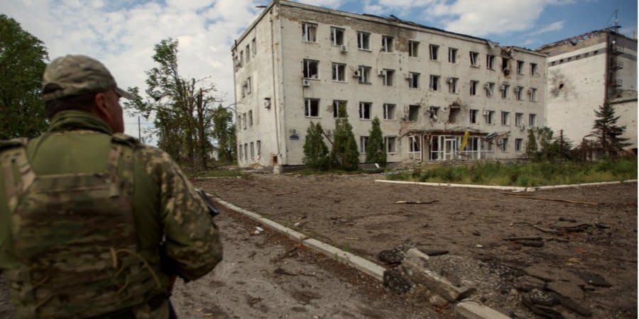 Consequences of shelling of invaders in Donbass