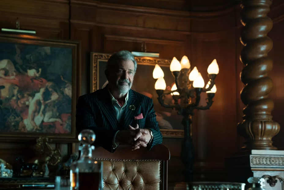 Mel Gibson in a scene from The Continental: From the World of John Wick