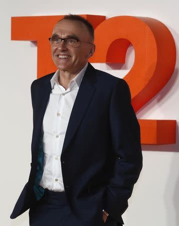Director Danny Boyle poses as he arrives at the world premiere of the film "T2 Trainspotting" in Edinburgh, Scotland, Britain, January 22, 2017. REUTERS/Russell Cheyne