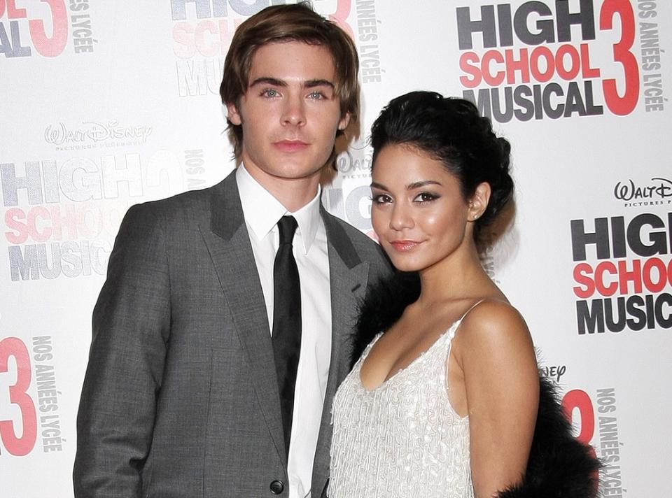 <p>20. Ah yes, Zanessa. <em>HSM</em> fans had a near meltdown when it was revealed Zac and Vanessa were a couple IRL. They would go on to date for four years, becoming one of young Hollywood's <a href="https://www.eonline.com/uberblog/marc_malkin/b215915_zac_efron_vanessa_hudgens_split.html" rel="nofollow noopener" target="_blank" data-ylk="slk:most beloved couples before their split in 2010;elm:context_link;itc:0;sec:content-canvas" class="link ">most beloved couples before their split in 2010</a>. "It started off really organically," Vanessa recalled on <a href="https://player.fm/series/awards-chatter-1401973/vanessa-hudgens-rent-live" rel="nofollow noopener" target="_blank" data-ylk="slk:THR's Awards Chatter;elm:context_link;itc:0;sec:content-canvas" class="link "><em>THR's Awards Chatter</em></a> podcast. "I could not have been more grateful to have that relationship at the time."</p> <p>21. While they kept it professional on the set of the movies, they once fought during<em> HSM 3</em>. "I remember one time we did have a fight and it was while we were at rehearsals," she remembered, "and I remember Kenny Ortega coming around the corner with the most concerned look on his face like, 'Oh no, is our movie going to fall apart right?'"</p>