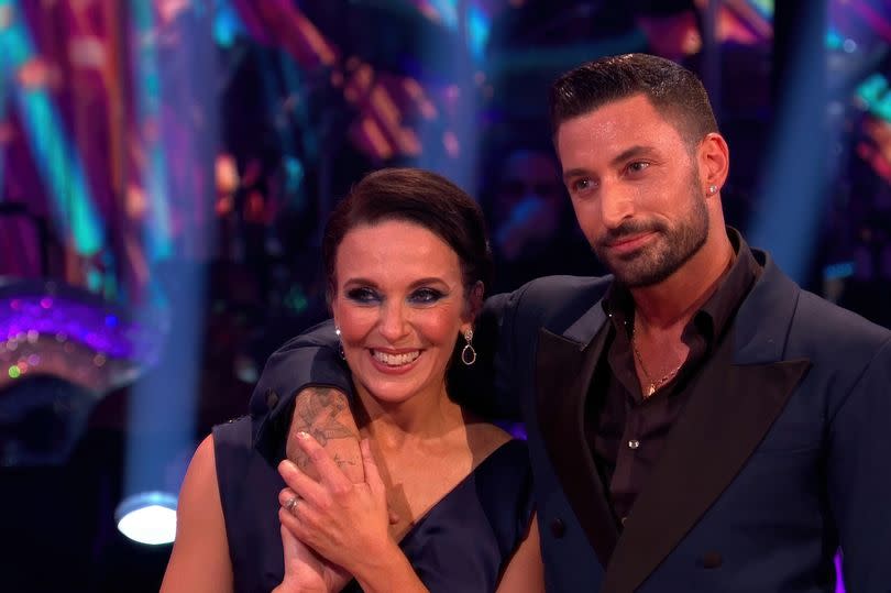 Pic shows: Strictly Come Dancing 2023
Amanda Abbington has quite seen here with dance partner Giovanni Pernice