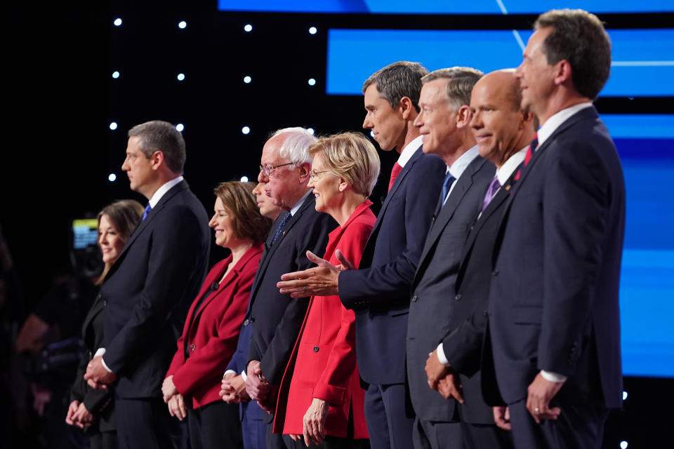 Democratic presidential candidates 