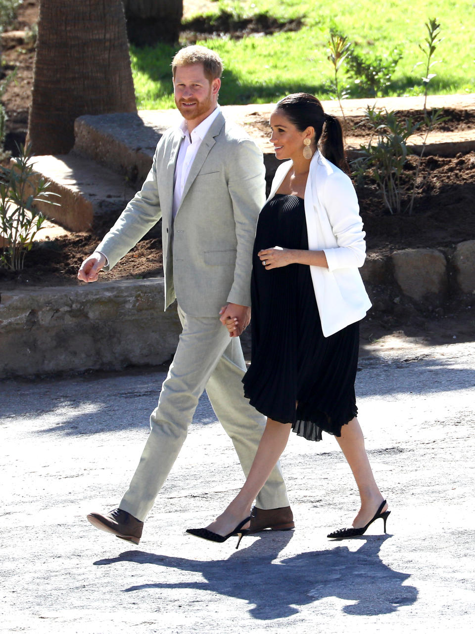 Meghan and Harry are expecting their first child in April [Photo: Getty]