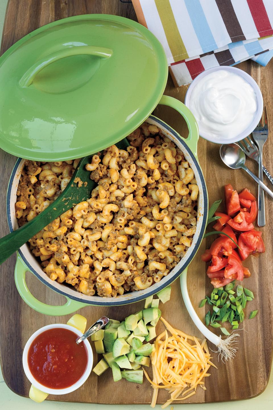 Taco Dinner Mac and Cheese