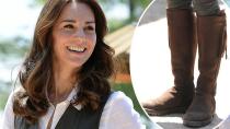 <p>Thrifty Kate Middleton recycles same boots for 13 years</p>