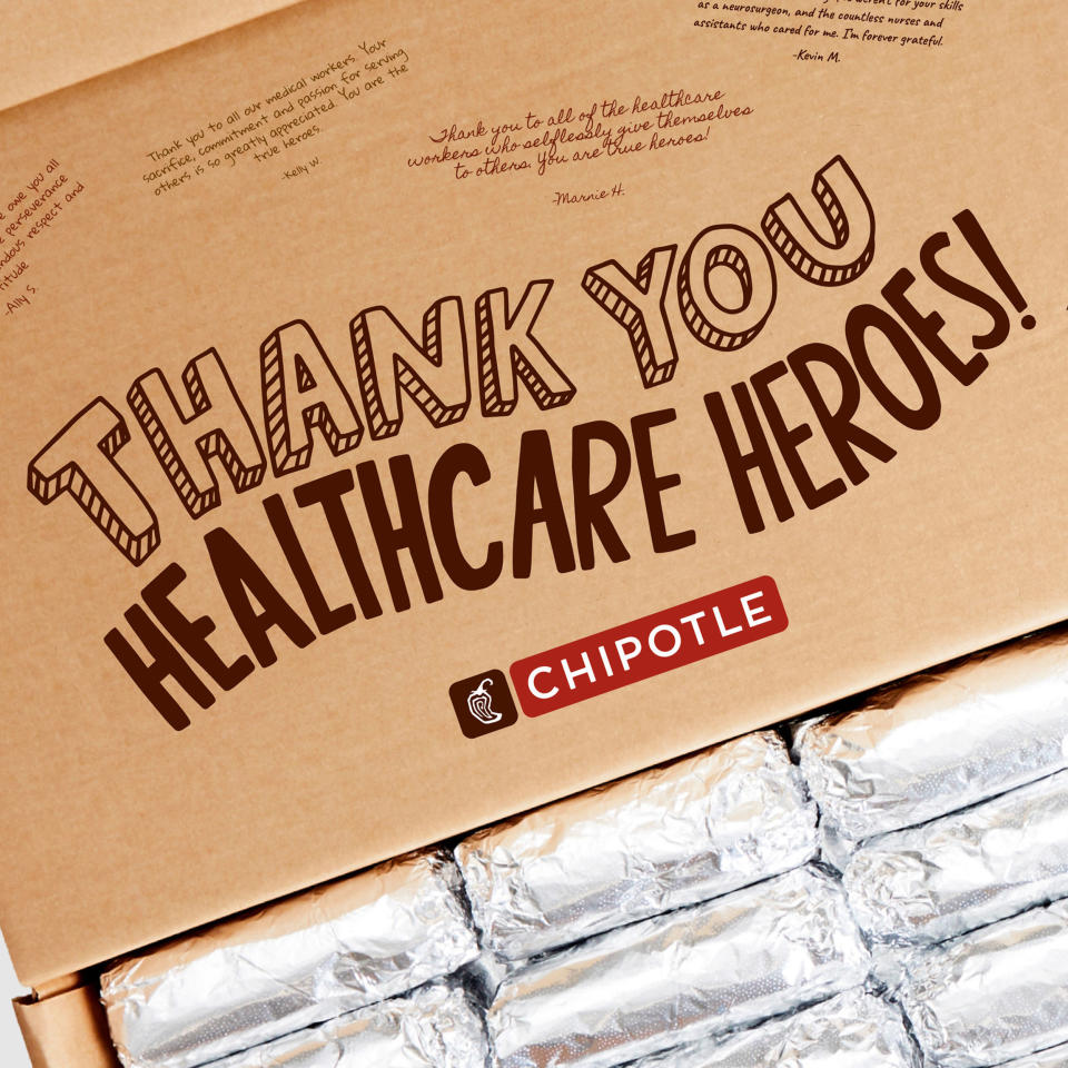 CMG Healthcare Heroes (Chipotle Mexican Grill)