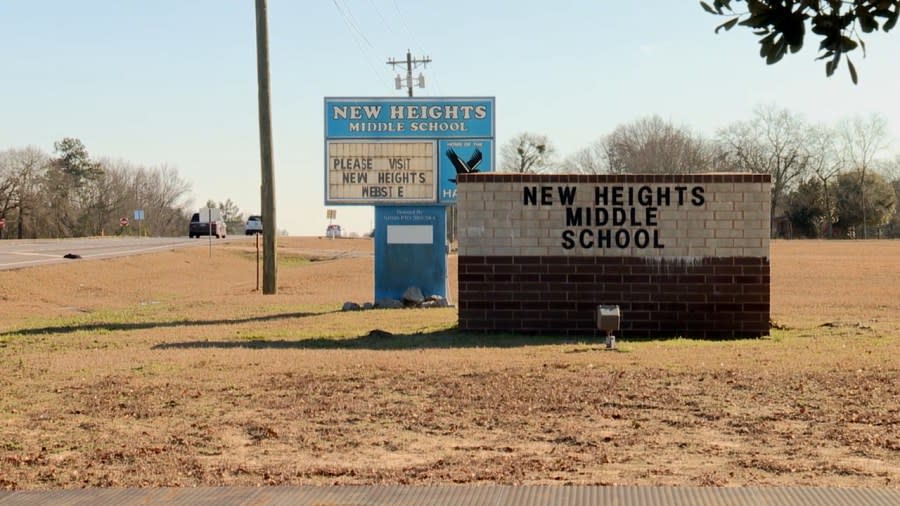 New Heights Middle School was one of two Chesterfield County Schools with increased police presence this week.