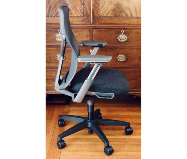 <p>Allsteel’s flagship chair is extremely comfortable, made of premium materials, and has an understated elegance that will dress up your home office. It combines the breathability and comfort of a mesh back with a more traditional cushioned seat, which can be more comfortable if the rigid frame of a mesh seat creates pressure points on your hips or behind your knees.</p><p>The recline of the mesh back is very smooth, and once dialed in for your body weight, it automatically adjusts when you’re sitting upright or leaning back. The rear metal buttresses are sleek, bold, and architectural. The way the controls for height, recline, and seat depth are integrated into the seat is very elegant, with no extraneous floating levers. The standard base is a bit plasticky compared with others on the list, but every other aspect of the chair is C-suite level finish. </p><p>This office chair ships fully assembled and comes with a limited lifetime warranty. </p><p>[$2,776; <a href="https://www.allsteeloffice.com/products/seating/task-chairs/acuity-task" rel="nofollow noopener" target="_blank" data-ylk="slk:allsteeloffice.com;elm:context_link;itc:0;sec:content-canvas" class="link ">allsteeloffice.com</a>]</p>