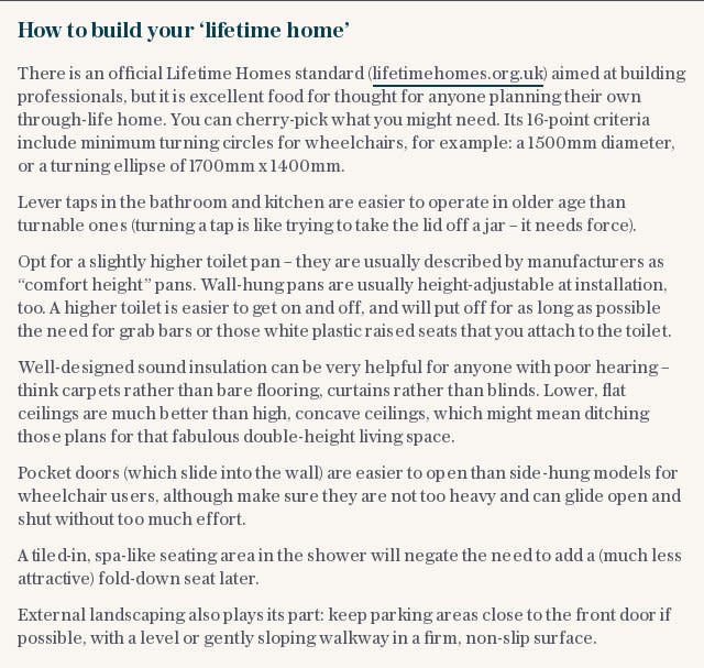 How to build your ‘lifetime home’