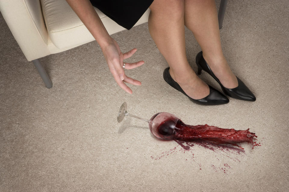 A pregnant mum has been left in shock after her in-laws decided to charge her $280 for a broken wine glass. Photo: Getty Images