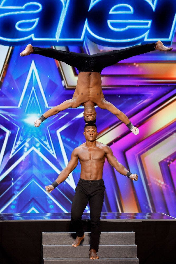 The Ramadhani Brothers stunned the judges with their gravity-defying, head-to-head balancing act.